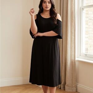 Ashley Stewart Black Dress size 5X